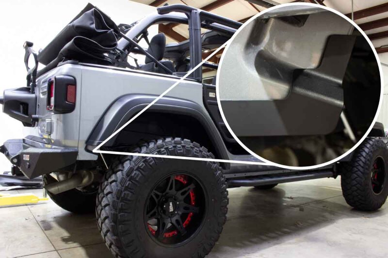 Jeep Wrangler Unlimited Rocker Guard - Fishbone Offroad - Black - `18-`27